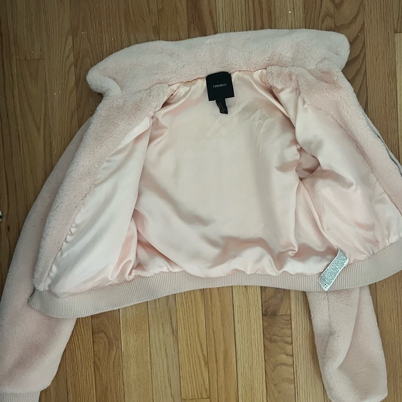 Pink Fluffy Jacket - Picture 3 of 5